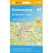 63 Charlottenberg Sverigeserien 1:50 000